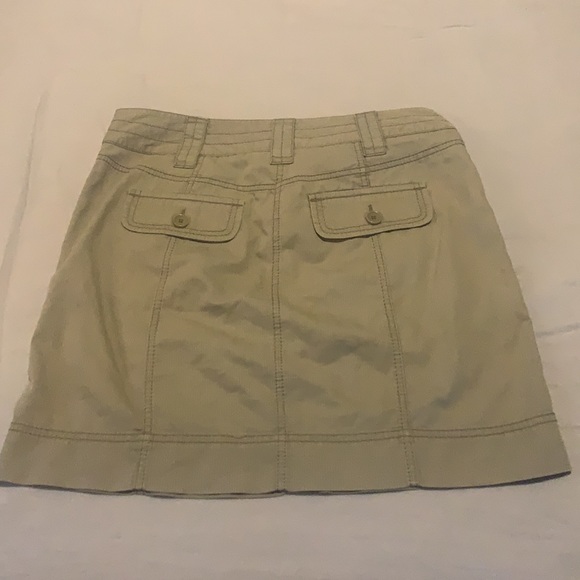 Loft Ann Taylor Khaki Skirt 2 - Picture 2 of 3